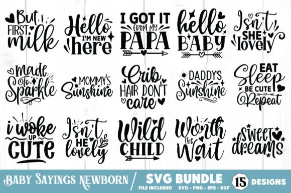 Baby Sayings Newborn SVG Bundle: A Hands-On Review