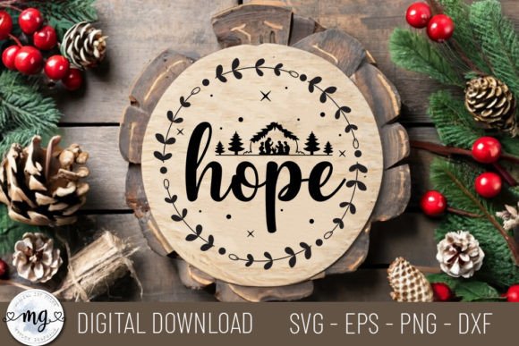 Hope - Nativity Christmas SVG
