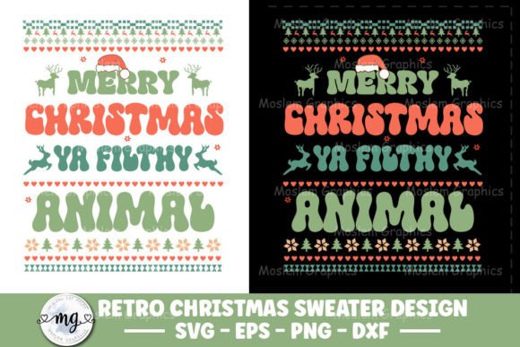 Retro Christmas Sweater SVG Design: A Hands-On Review