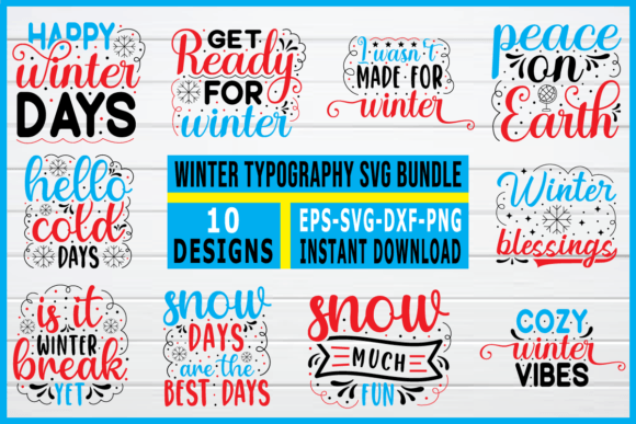 Winter Typography Svg Bundle: A Designer’s Embroidery Evaluation